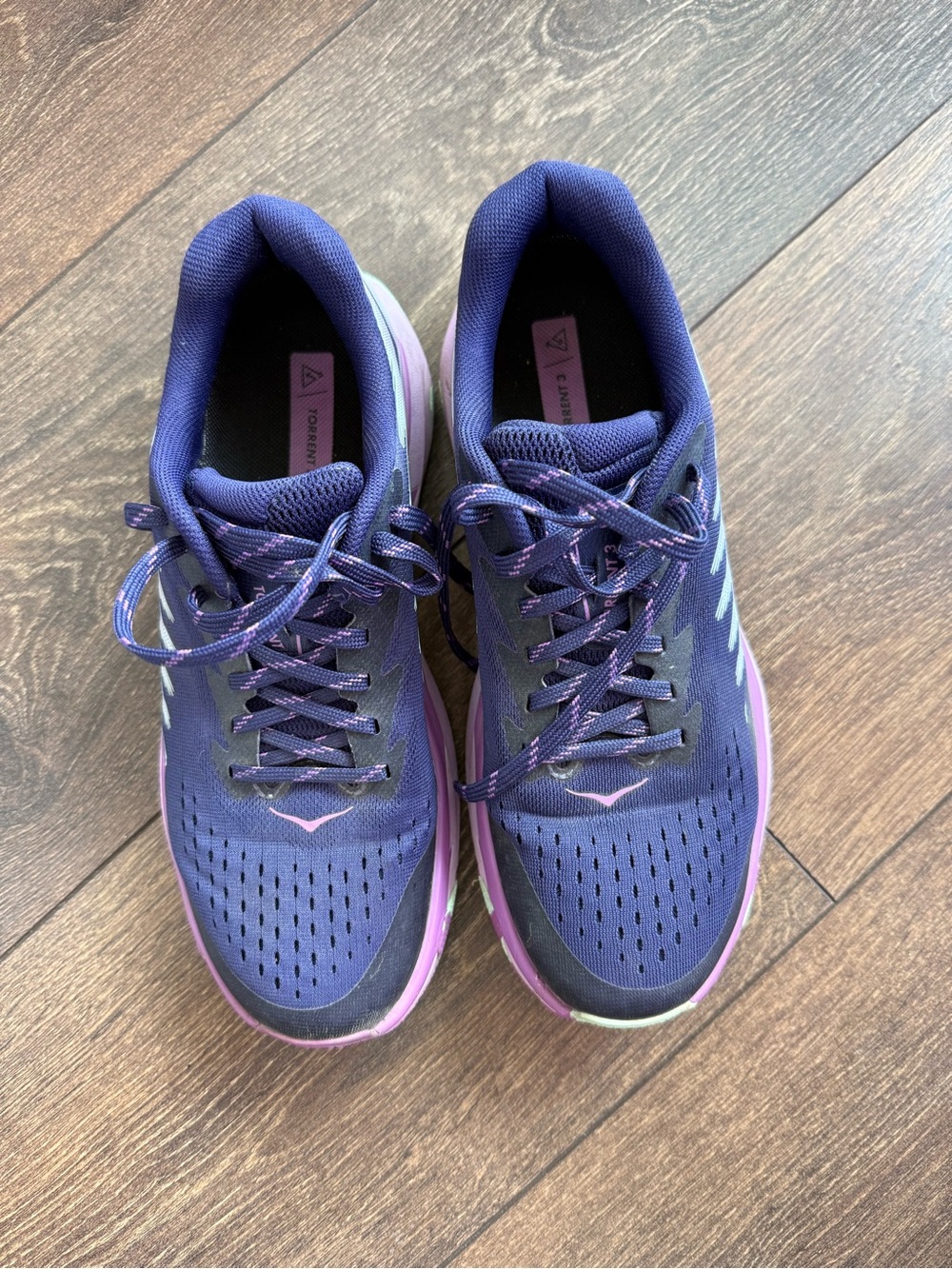 Hoka Torrent 3 Purple Running Shoes - Picture 2 of 2